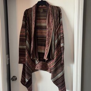 Peruvian Connection Open Front Sweater